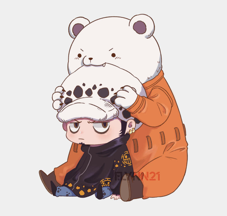 Chibi Law &amp; Bepo (One Piece)